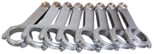 Eagle CRS6000B3D2000 fits Chevy 305/350/LT1 /fits Ford 351 Forged 4340 H-Beam Connecting Rods w/ 7/16in ARP2000 (Set of 8)