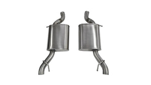 CORSA Performance 14325 Corsa 2014-16 Axle-Back Exhaust Dual Rear Polished Outlet 2014 fits Cadillac CTS Vsport 3.6L V6 Automatic