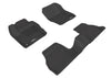 3D MAXpider 2013-2017 fits Honda Accord Coupe Kagu 2nd Row Floormats - Black