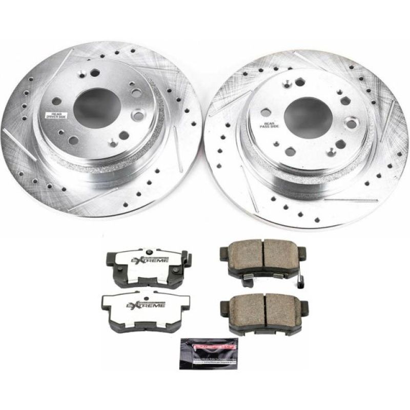 PowerStop K4989-26 02-04 fits Acura RL Rear Z26 Street Warrior Brake Kit