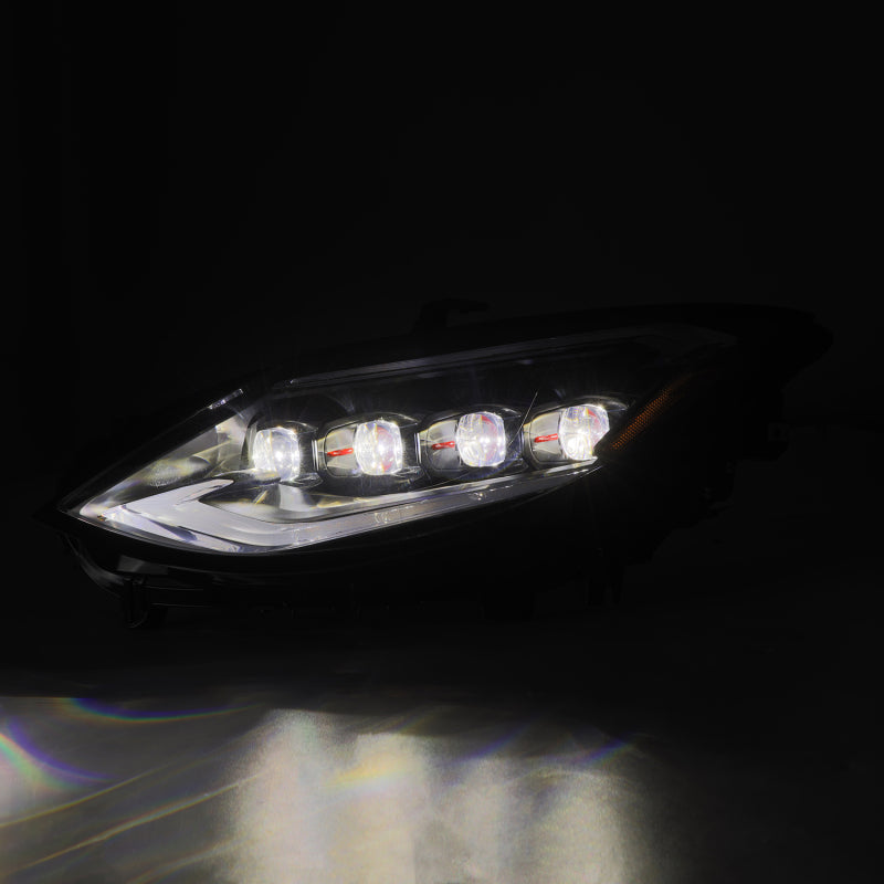 AlphaRex 880493 23-24 fits Nissan Z NOVA-Series LED Projector Headlights Blac