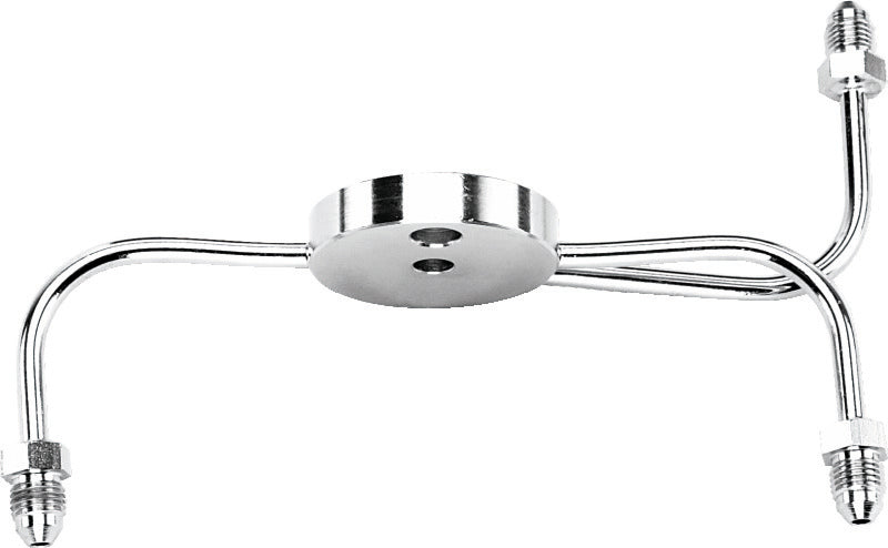 Twin Power 35451 Chrome Junction Block Male AN3 Narrow Glide Custom