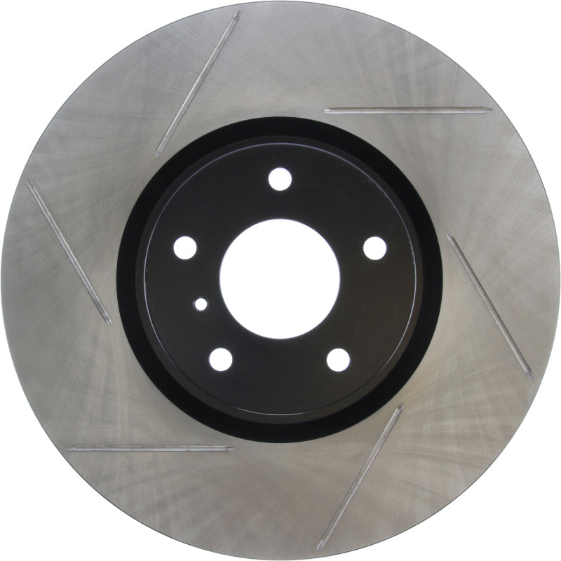 Stoptech 126.42095SR Power Slot 07-08 fits Infiniti G35 2WD / 08 G37 Coupe SportStop Slotted Front Right Rotor