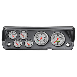 AutoMeter 7031-UL Autometer Ultra-Lite 70-76 Duster/ Demon/ Dart Dash Kit 6pc Tach / MPH / Fuel / Oil / WTMP / Volt