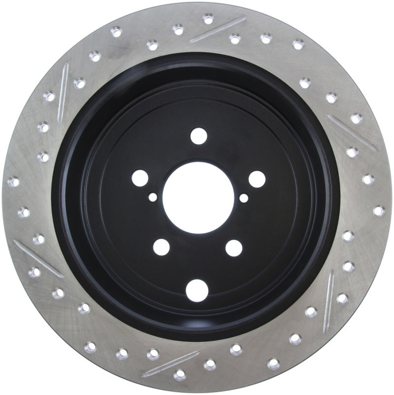 Stoptech 127.47029L 08-10 fits Impreza WRX (Exc STi)/08-10 Impreza Coupe/Sedan Slotted & Drilled Left Rear Rotor