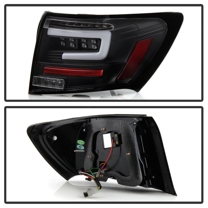 Spyder 5087966 fits Subaru 08-11 Impreza WRX 4DR LED Tail Lights - Black ALT-YD