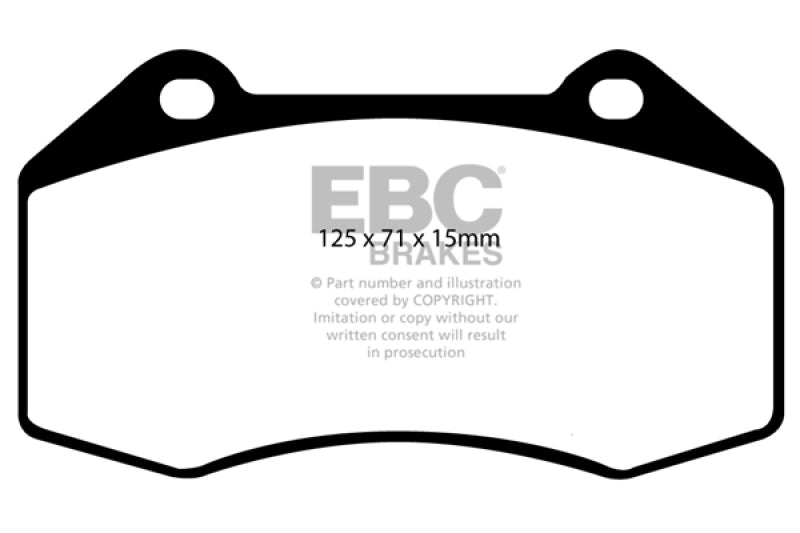 EBC DP21539 fits Chevrolet 07-08 Cobalt 2.0 Supercharged (SS) Greenstuff Front Brake Pads