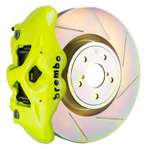 Brembo 1S5.6002A7 Brembo 15-21 WRX (VA) Front GT BBK 4 Piston Cast 326 x30 1pc Rotor Slotted Type-1- Fluo. Yellow