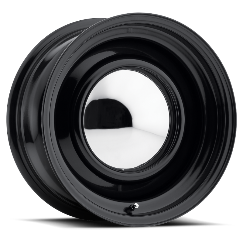 Raceline 61B-56093 Black 15X6 5X5/5.5 (3.7In BS) Smoothie Wheel w/Cap
