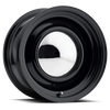 Raceline 61B-56093 Black 15X6 5X5/5.5 (3.7In BS) Smoothie Wheel w/Cap