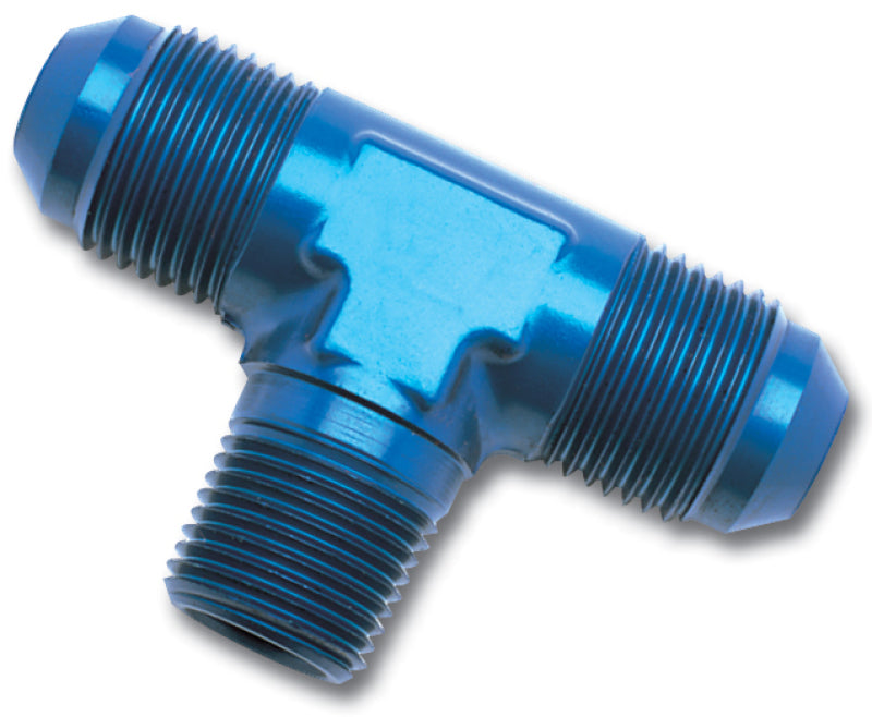 Russell 661090 Performance -8 AN to 3/8in NPT Flare to Pipe Tee Fitting