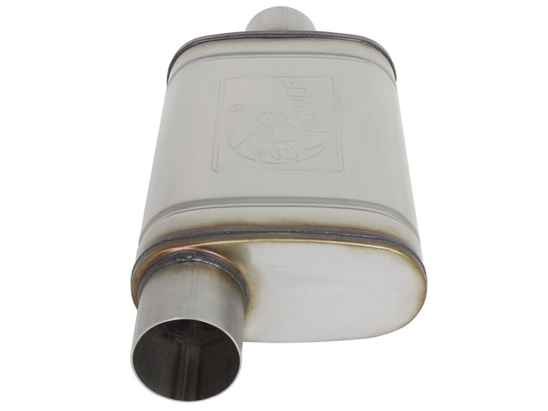 AFE 49M00031 rce XP SS Muffler 3in Center Inlet / 3in Outlet 9in L x 4in W x 14