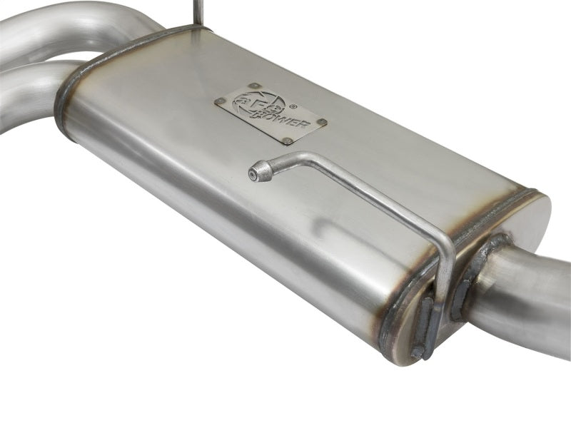 AFE 49-44070-B Series CB Middle-Side Exit SS Exhaust w/ Black Tips 09-16 fits G