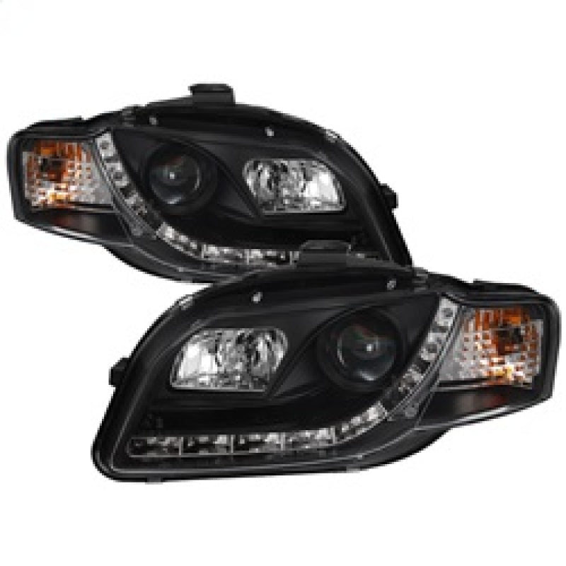 Spyder 5008572 fits Audi 06-08 A4 Projector Headlights Halogen Model Only - DRL