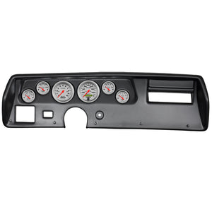AutoMeter 7025-UL Autometer Ultra-Lite 70-72 fits Chevelle SS/El Camino Dash Kit 6pc Tach / MPH / Fuel / Oil / WTMP / Volt