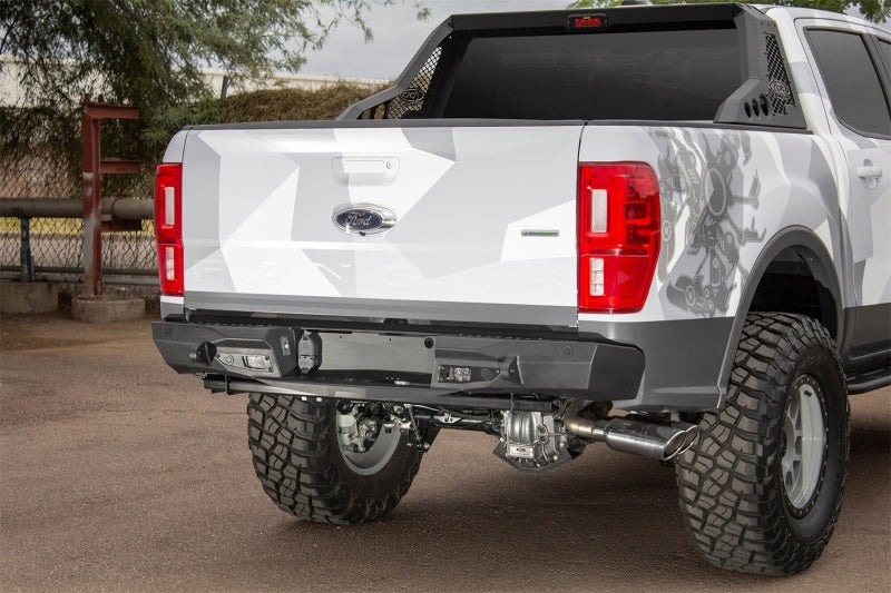 Addictive Desert Designs R221231280103 2019 fits Ford Ranger Stealth Fighter Rear Bumper w/ Backup Sensor Holes