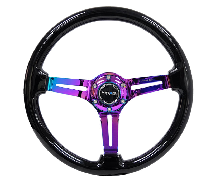 NRG RST-018BK-MC RST-018BK-MC Reinforced Steering Wheel Blk Wood w/Blk Matte