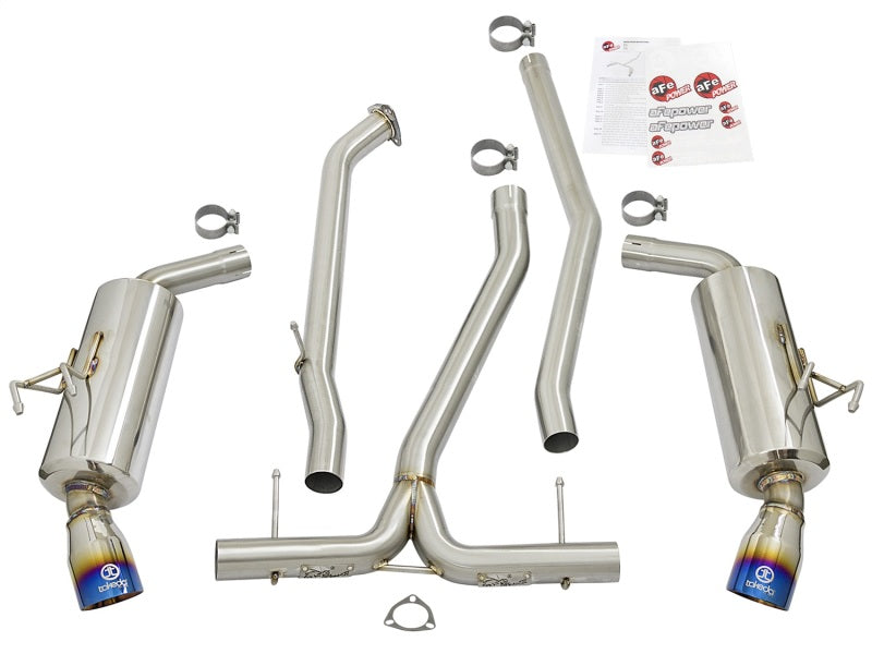 AFE 49-36615-L Takeda 16-17 fits Honda Civic I4-1.5L (t) 2.5-2.25in 304 SS CB D