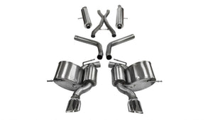 CORSA Performance 14466 Corsa 2012-2013 fits Jeep Grand Cherokee 6.4L V8 Polished Sport Cat-Back Exhaust