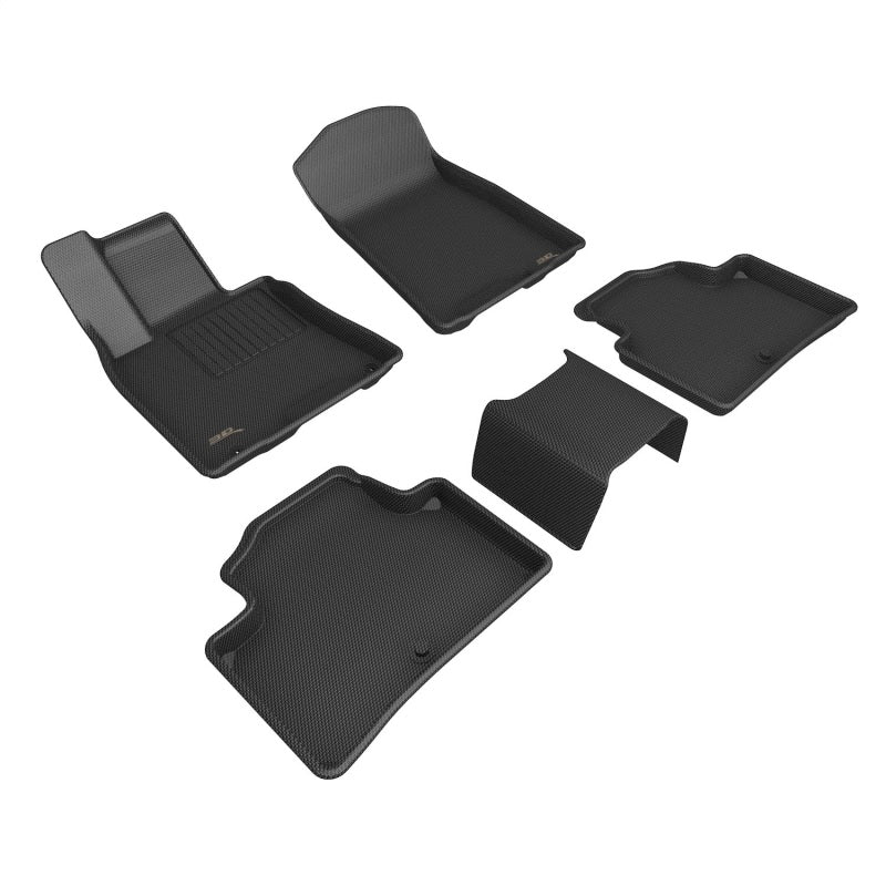 3D L1GS01101509 Maxpider 22-23 fits Genesis GV70 Kagu Floor Mat- Black R1 R2