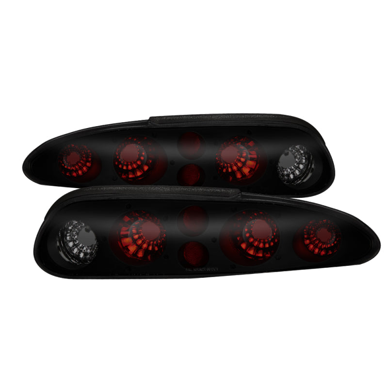 xTune 9036507 fits Chevy Camaro 93-02 Euro Style Tail Lights - Black Smoked ALT