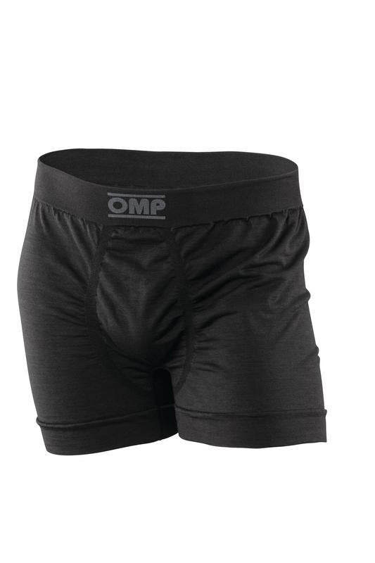 OMP IE0-0788-A01-071-S TECNICA EVO UNDERWEAR BOXER FIA 8856-2018 BLACK SZ S