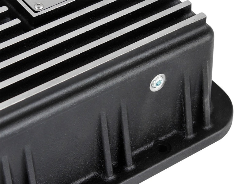 AFE 46-70222 Transmission Pan (Black); fits Ford Trucks 94-08 AODE