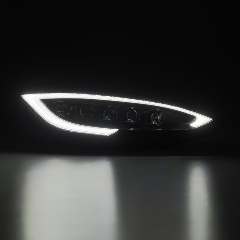 AlphaRex 880877 12-21 fits Tesla Model S NOVA-Series LED Proj Headlights Blk