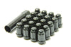 Wheel Mate 41886T Muteki Closed End Lug Nuts - Black Chrome 12x1.50