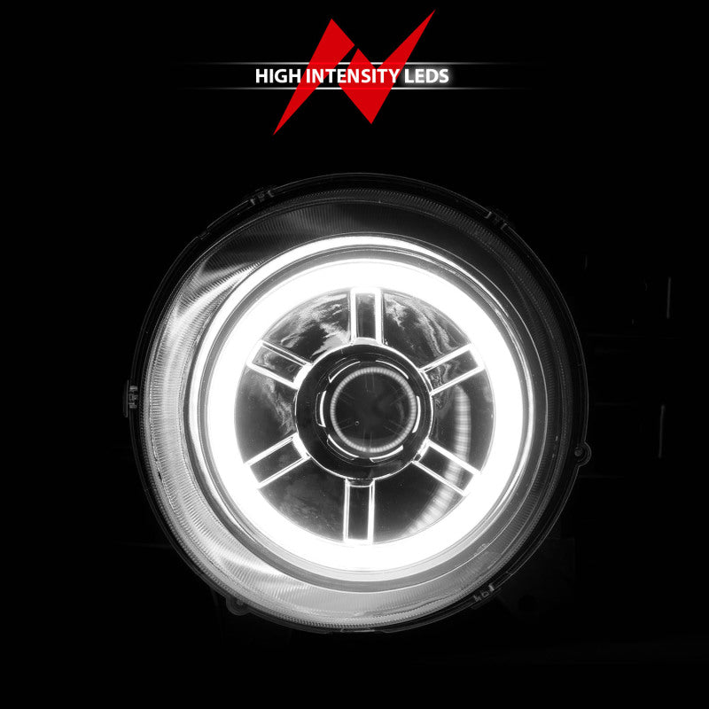 ANZO 111115 2013 fits Toyota 07-20 Fj Cruiser Projector Headlights w/ Halo Chrome