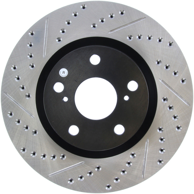 Stoptech 127.44146R 07-09 Lexus ES 250/ES 300/ ES330/ES350 SportStop Slotted & Drilled Right Front Rotor