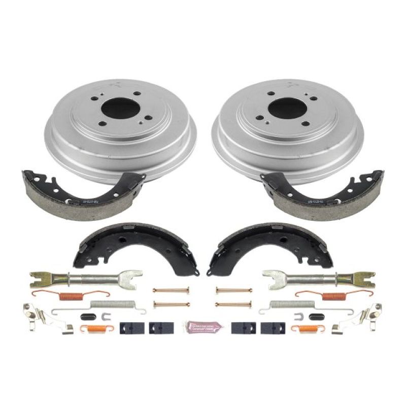 PowerStop KOE15310DK 2001 fits Honda Civic Coupe Rear Autospecialty Drum Kit