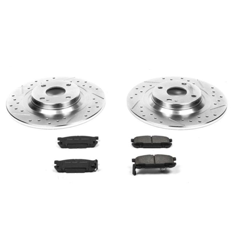 PowerStop K5267 fits Mazda 01-05 Miata Rear Z23 Evolution Sport Brake Kit