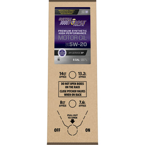 Royal Purple 60520 Premium Synthetic High Performance Multi-Grade 5W20 Motor Oil - 6 Gallon Bag-In-Box