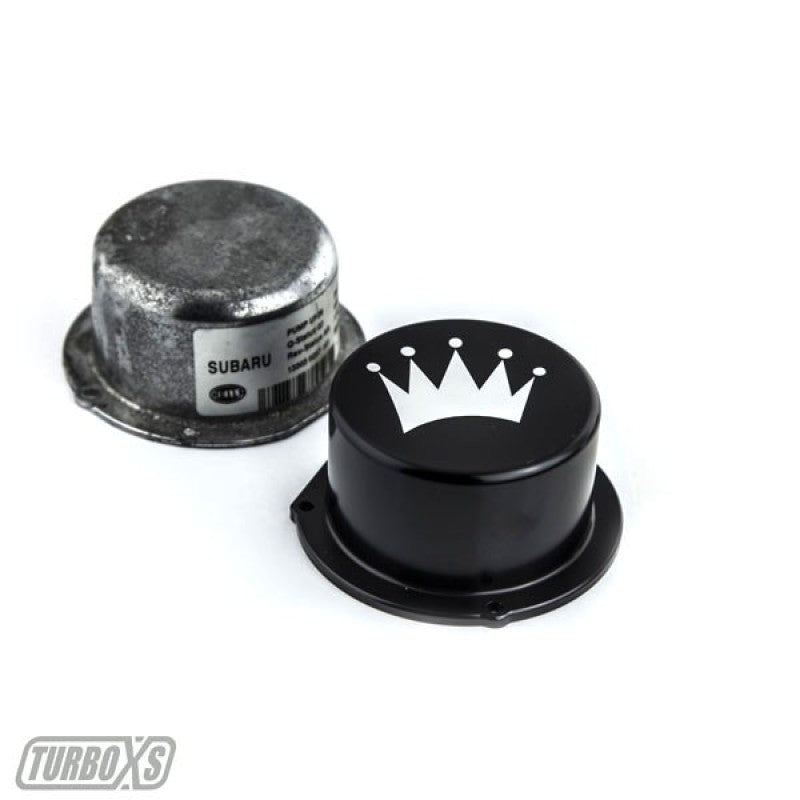 Turbo XS W15-VPC-BLK 15-16 fits Subaru WRX Billet Aluminum Vacuum Pump Cover - B