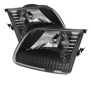 5070340 Xtune fits Ford 97-03 F150 / Expedition 97-02 Crystal Headlights Black