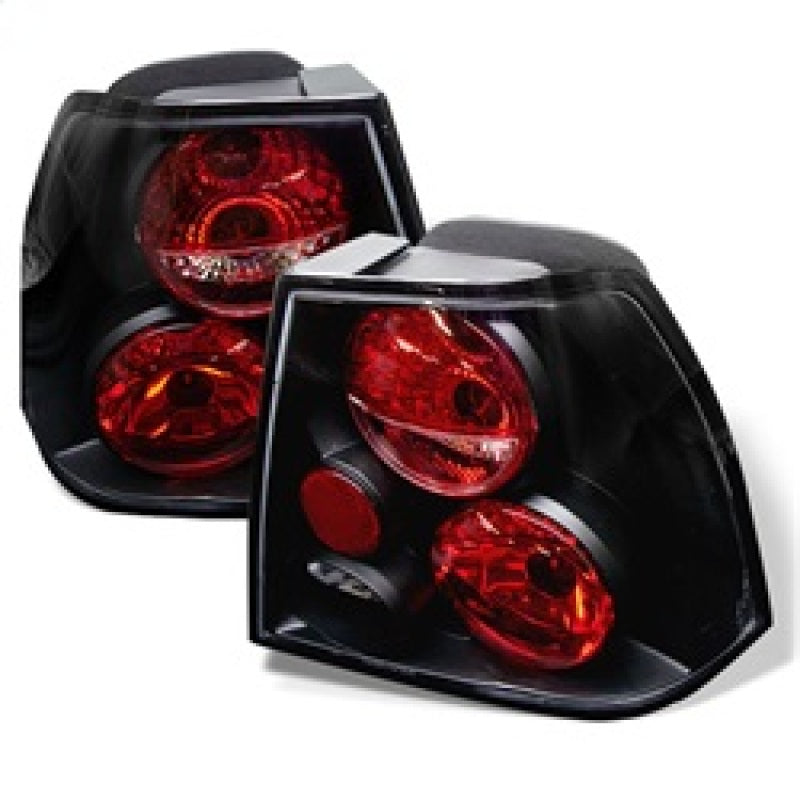 Spyder 5008381 fits Volkswagen 99-04 Jetta Euro Style Tail Lights Black ALT-YD-