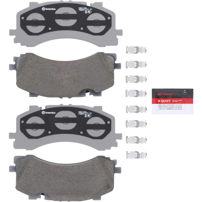 Brembo OE P85170N fits Audi A8/SQ8/SQ7/S6/S7 Sportback/S8 Front NAO Brake Pad