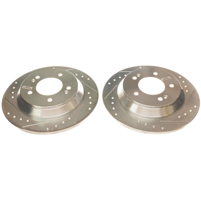 PowerStop fits Hyundai 18-20 Kona Rear Evolution Drilled & Slotted Rotors - Pair