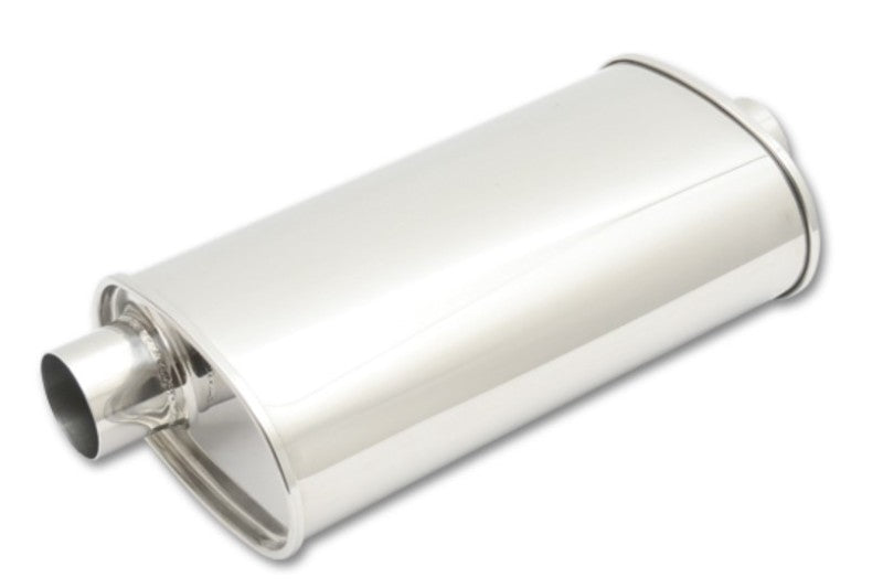 Vibrant 1133 StreetPower Oval Muffler 3.50in Inlet/Outlet (Offset-Center)