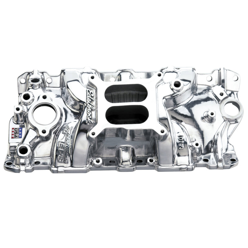 Edelbrock 27011 fits SBC Performer Eps Polished Manifold