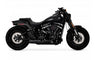 Vance and Hines 47331 Vance & Hines HD Softail Fat Bob 18-22 Hi-Output 2-1 Bl