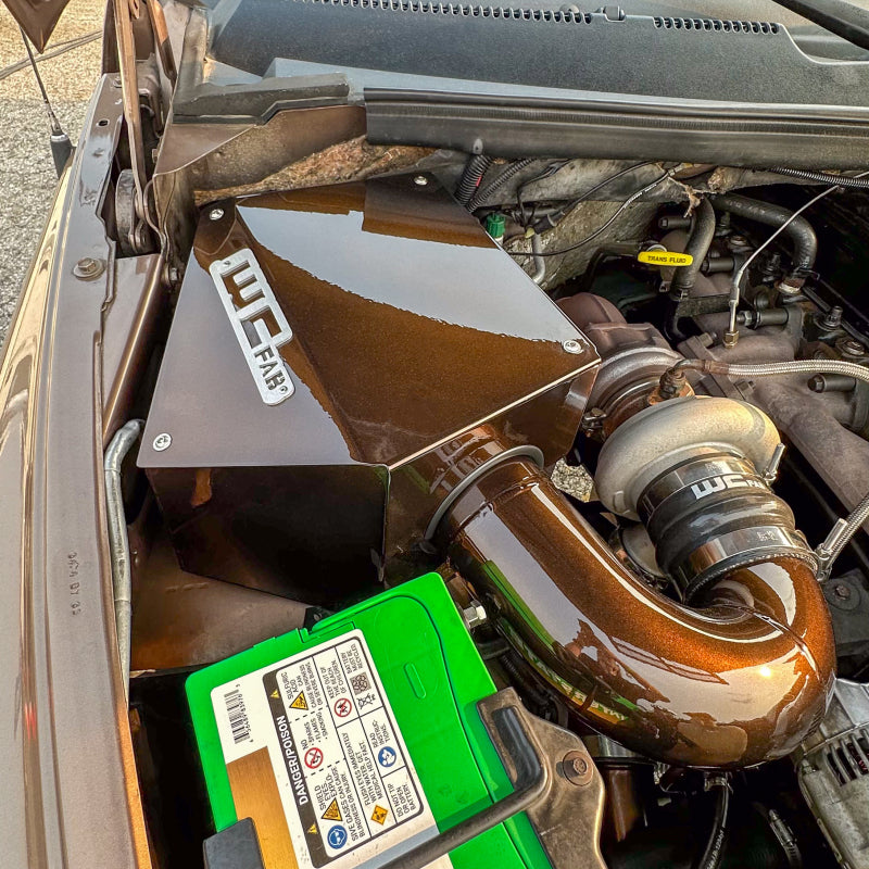 Wehrli 98.5-02 Cummins 5.9L 4in Intake Kit - WCFab Grey