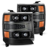 AlphaRex 880236 16-18 fits Chevy 1500HD NOVA-Series LED Proj Headlghts Alpha