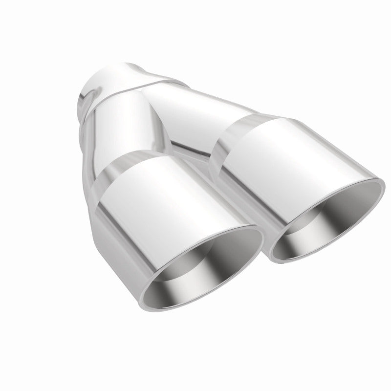 MagnaFlow 35226 Double Wall 3in Dual Round Polished Tip 2.25in Inlet