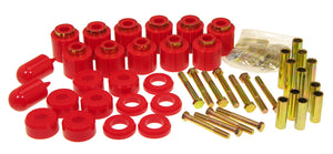 Prothane 1-114 fits Jeep 97-01 TJ 1in Lift Body Mount Kit - Red