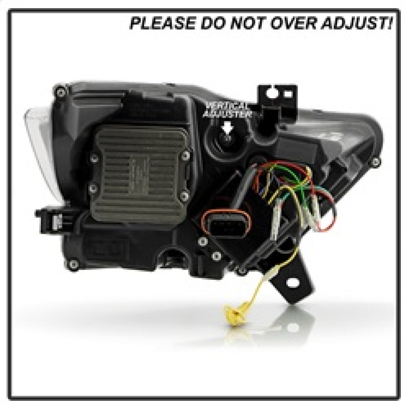 Spyder 5089335 15-17 fits Ford Mustang LED Headlights - Black (PRO-YD-FM15AP-GR