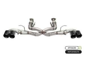 CORSA Performance 21102CFBLK Corsa 20-25 fits Chevrolet Corvette C8 RWD 3in Xtreme Cat-Back Exhaust w/4.5in Carbon Fiber Black PVD Tip