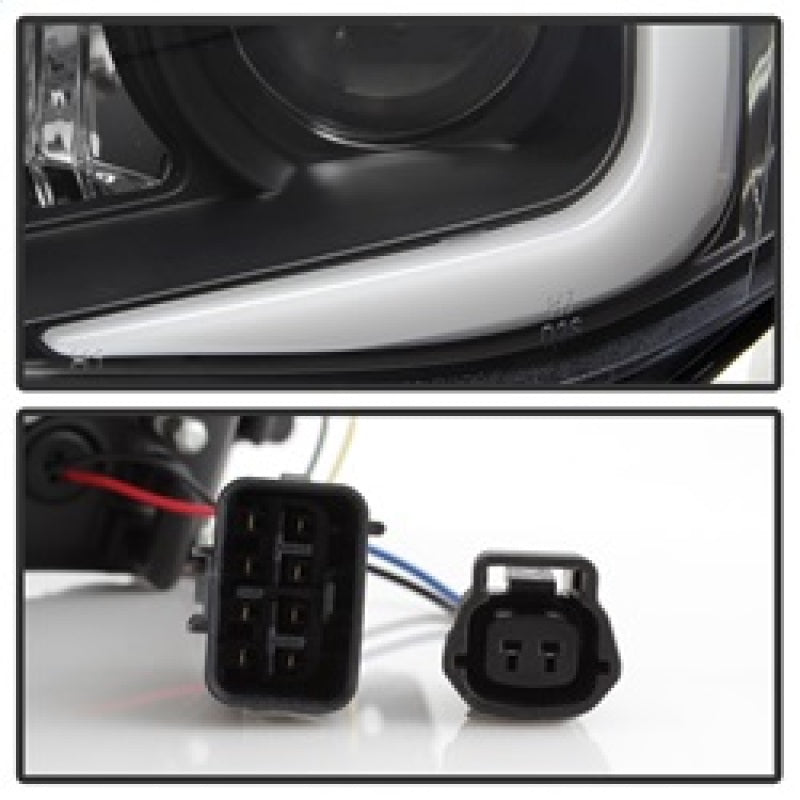 Spyder 5083937 fits Subaru 08-09 WRX Projector Headlights - HID Model Only - Bl