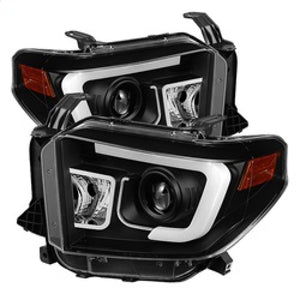 Spyder 5080158 fits Toyota 14-20 Tundra 2016 Projector Headlights Light Bar DRL